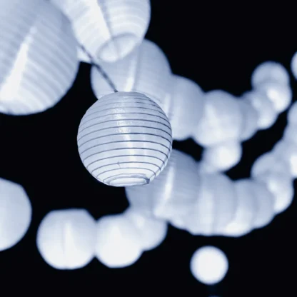 Guirnalda de luces LED solares para exteriores, iluminación de jardín, Patio, valla, terraza, Navidad, 6m, 30LED
