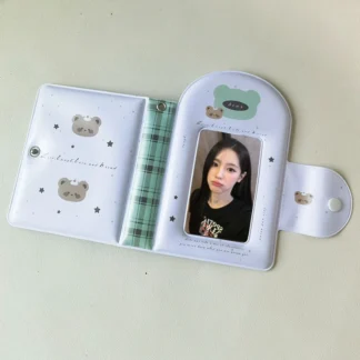 Kpop Love Beans organizador de 32 ranuras para tarjetas, soporte para tarjetas fotográficas de 3 pulgadas, postal, álbum de fotos, carpeta de rotapapeles