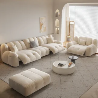 Rellenos de sofá multifuncionales modernos, sofá eléctrico de espuma, ajustable, relajante, multifuncional, elección de piso, muebles Divano