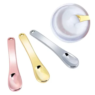 Espátula de masaje Facial de 3 piezas, varillas pequeñas, cucharas para crema Facial y de ojos, loción aplicadora de maquillaje, herramientas cosméticas de belleza para el cuidado de la piel