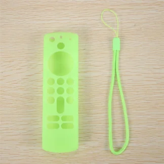 Funda de silicona para mando a distancia para funda protectora antideslizante de tercera generación y tercera generación (verde)