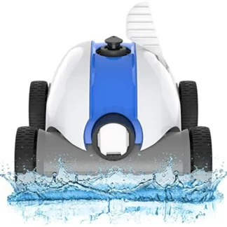 Limpiador de piscina robótico inalámbrico, aspirador automático de piscina con 60-90 minutos de tiempo de trabajo, batería recargable, resistente al agua IPX8