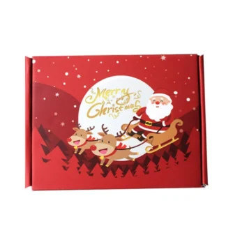 Caja de embalaje de papel de cartón para productos personalizados, paquete de calendario de adviento personalizado, regalo