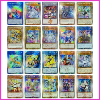 Anime yu-gi-oh DIY ACG tarjetas coleccionables Apollousa encantador Labrynth del Castillo de Plata Yugi Muto juguetes para niños regalo de cumpleaños