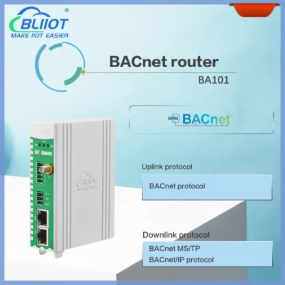 Puerta de enlace BACnet MS/TP a BACnet/IP Ethernet para automatización de edificios, PLC y controlador DDC
