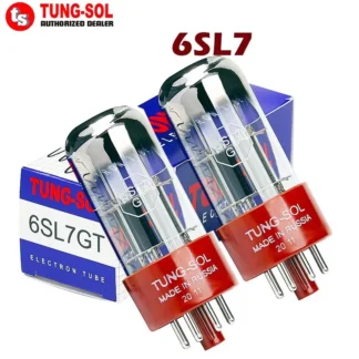 TUNG SOL 6SL7 6SL7GT tubo de vacío actualización 6N9P 6N9 6H9C 5691 6N2 12AT7 válvula de Audio HIFI Kit amplificador de tubo electrónico DIY
