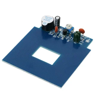 Detector de metales simple, kit de bricolaje, localizador de metales, escáner de caza del tesoro de 3V-5V CC