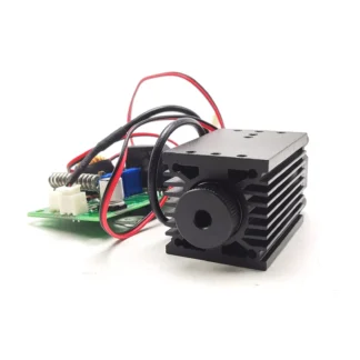 Módulo láser azul de 450nm y 2,5 W, longitud Focal ajustable TTL, grabado DIY