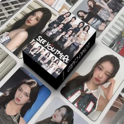 55 Uds BABYMONSTER Idol nuevo álbum FOREVER HD tarjetas fotográficas impresas HARAM RORA ASA RUKA AHYEON Lomo tarjetas regalos de la serie de Fans