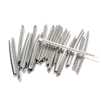 24 unids/set de alambre de traste de guitarra de acero inoxidable, 24 trastes de diapasón de 2,7mm para piezas de guitarra acústica