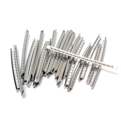 24 unids/set de alambre de traste de guitarra de acero inoxidable, 24 trastes de diapasón de 2,7mm para piezas de guitarra acústica