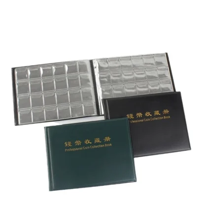 Álbum delicado de 240 bolsillos para colección de monedas, libro de decoración del hogar, álbum de ubicación de monedas conmemorativas, álbum de recortes