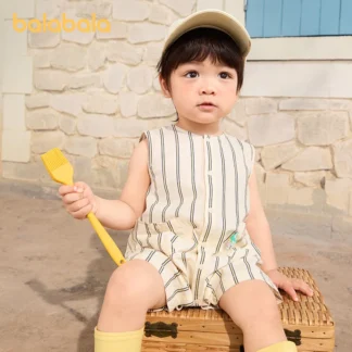Balabala-ropa de bebé para niños y niñas, Mono para gatear, novedad de verano, moda elegante, 2024