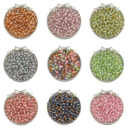 20 unids/lote de cuentas de resina de 8/10mm con espaciador redondo brillante, cuentas sueltas para pulsera, collar, pendientes, accesorios para hacer joyas