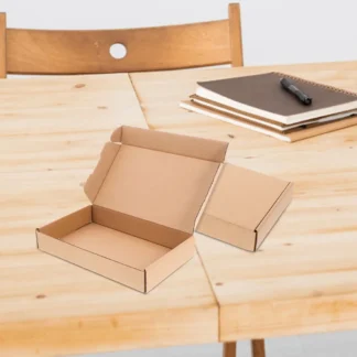 Cajas de envío de cartón, papel a granel para embalaje de cartón Kraft, regalo de correo pequeño, 10 Uds.