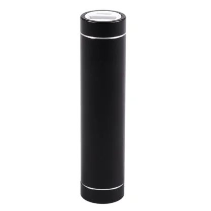 Cargador de batería USB externo portátil de 2600 mAh para teléfono móvil (sin batería) Color: negro