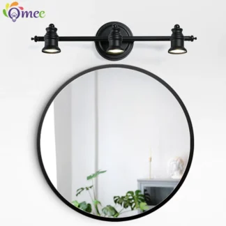 Lámparas de pared Led americanas para espejo de baño, candelabros de pared de AC90-265V, accesorio de iluminación interior para el hogar, luces de tocador, (bombillas gratis)