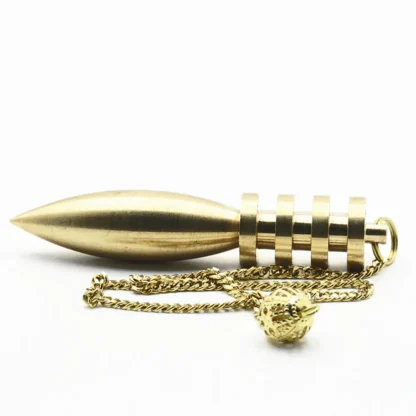 Péndulo de Metal curativo para adivinación, Péndulo de cobre de alta energía, 2,5 pulgadas, para Mesa