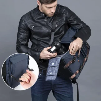 K & F Concept-mochila impermeable multifuncional para cámara, bolsa elegante de 20l para cámara DSLR/SLR, compatible con ordenador portátil de 15,6 pulgadas con correas para trípode