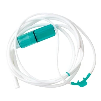 Tubo de oxígeno, hecho de Material de silicona, cánula Nasal de oxígeno, no es fácil de deformar y agrietar, fácil de usar y limpiar, 3 metros