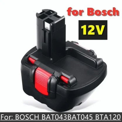 Batería recargable Bosch PSR de 12V y 12800mah, 12,8 AHS GSB GSR 12 VE-2 BAT043 BAT045 BAT046 BAT049 BAT120 BAT139 18650