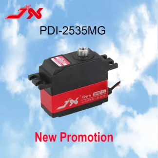 JX PDI-2535MG-Servo de cola sin núcleo para helicóptero teledirigido, 25g, 0,06 segundos, engranaje de Metal impermeable, Micro Digital, Avión de ala fija, 450, 500