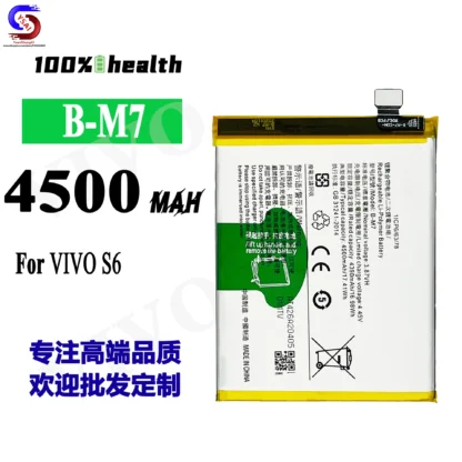 Piezas de batería para teléfono móvil ViVO S6, 5 B-M7, gran capacidad, 4500mAh, venta al por mayor