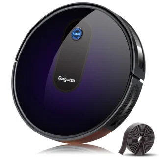 Bagotte-Robot aspirador inteligente de una sola pieza, potente succión de 2000Pa, Sensor infrarrojo ultrasónico