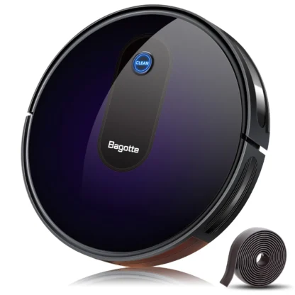 Bagotte-Robot aspirador inteligente de una sola pieza, potente succión de 2000Pa, Sensor infrarrojo ultrasónico