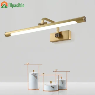 Luz de tocador impermeable para espejo de baño, accesorio de pared de AC85-265V de 8w y 15w, accesorio de ahorro de energía, candelabro moderno para sala de estar