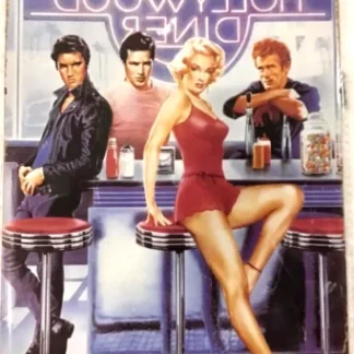 TIN SIGN nuevo 8x12 Hollywood película estrellas comedor sexy Marilyn Elvis Dean Brando C8