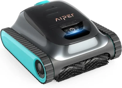 Limpiador robótico de piscinas inalámbrico S1, aspiradora de piscinas para piscinas enterradas, limpieza de paredes y líneas de agua, navegación inteligente WavePath 2.0