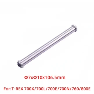 GARTT-eje de plumas para helicóptero de control remoto, pieza de eje Horizontal 700 para HN7025A Align T-REX 700X/700L/700E/700N/760/800E