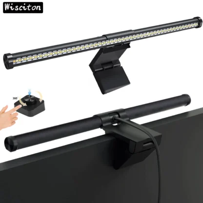 Lámpara LED de escritorio para el cuidado de los ojos, barra de luz para Monitor Led, Monitor de PC, barra de luz de pantalla RGB, atenuación continua, lámpara de mesa colgante de lectura