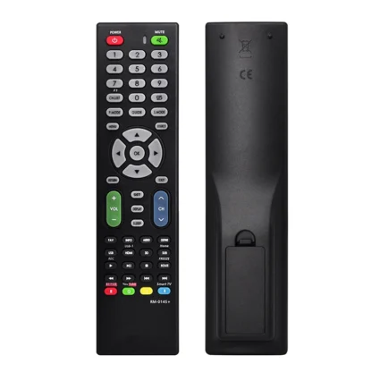Mando a distancia Universal para TV, Compatible con cualquier marca que necesite configurar, RM-014S + Manual