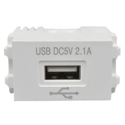 Panel de carga de teléfono móvil, módulo de alimentación USB, enchufe de 220V, transformador de 5V, adaptador de conmutación de toma de corriente de carga USB 2.1A