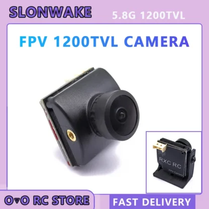 5,8g CMOS 1200TVL 1/3 "cámara 2,1mm lente PAL vídeo en Color FPV mini cámara súper ligera 19*19mm para RC Dron de carreras con visión en primera persona Quadcopter
