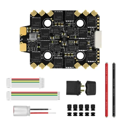 ESC E70 G1 2-8S 70A controlador de alto rendimiento BLHeli_32-bit 128K 4 en 1 para Dron de carreras con visión en primera persona estilo libre