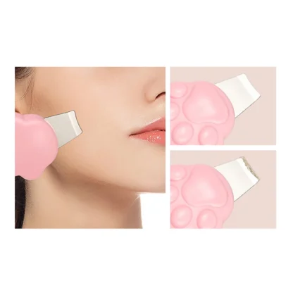 Depurador de piel con forma de garra de gato, eliminación de espinillas, Compatible con crema de barro y aceite de limpieza para limpieza de poros, belleza Facial