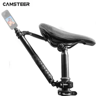 Camsteer 2024 asiento trasero de bicicleta Premium soporte de visión para tercera persona para cámaras GoPro Max Hero 12 11 10 9 8 Insta360 X3 One X2 Rs DJI