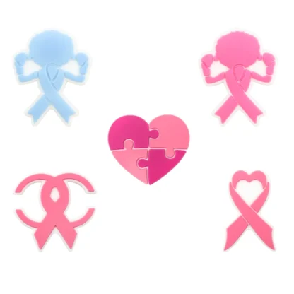 5/10 Uds nuevas cuentas de silicona mes de prevención para llavero DIY colgante Focal accesorios de joyería regalos creativos al por mayor
