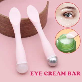 Palo de masaje de Metal helado para ojos, Bola de Jade, masajeador de acero inoxidable, guía de Crema para Ojos, cuchara para crema facial, nuevo