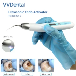 Activador de endodoncia ultrasónico LED, inalámbrico, con puntas Ultra activadoras para limpieza de canales radiculares, herramientas de odontología