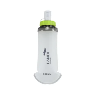 Hervidor de agua de silicona suave para deportes al aire libre, taza de agua portátil plegable para correr, escalada de montaña, 350ML