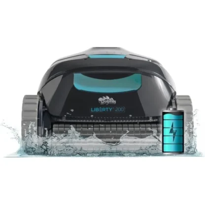 Dolphin (modelo 2024) Aspiradora robótica automática inalámbrica para piscina Liberty 200, carga inductiva, depurador para escalar paredes