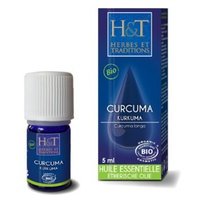 Aceite esencial de cúrcuma Bio 10 ml de aceite esencial - Herbes & Traditions