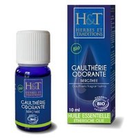 Aceite esencial de gaulteria olorosa Bio 10 ml de aceite esencial (Rosas) - Herbes & Traditions