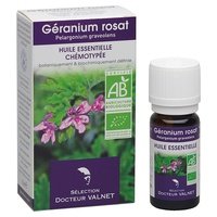 Aceite esencial de Geranio rosa Bio 10 ml de aceite esencial - Dr. Valnet