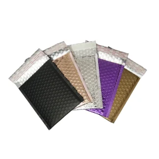 Bolsa de burbujas de papel de aluminio grueso, sobres de embalaje de burbujas de tamaño pequeño, bolsas impermeables de 15x18cm, 100 unids/lote