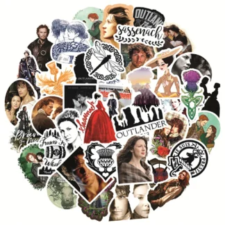 Pegatinas impermeables clásicas de la serie de TV Outlander, calcomanías geniales para equipaje de viaje, guitarra, nevera, portátil, juguetes para niños, regalo, 10/30/50 Uds.
